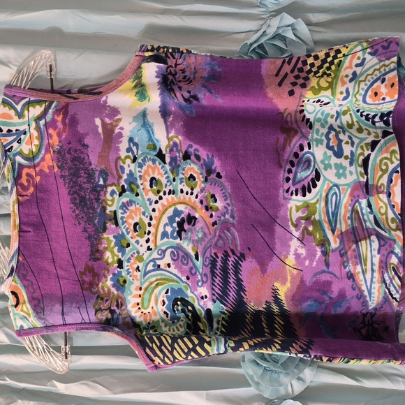 Kaktus Women's  Multicolor Cotton Sleeveless Top Sz M - Picture 5 of 7